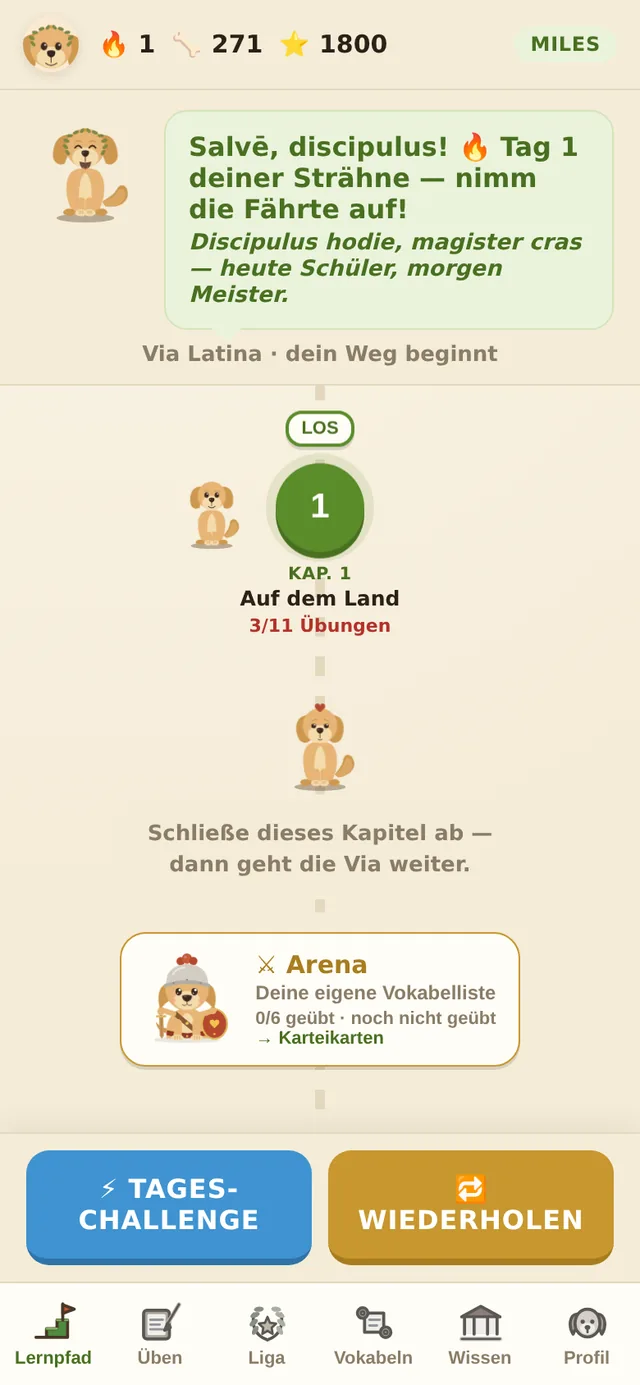CANIS-App: Die Via Latina